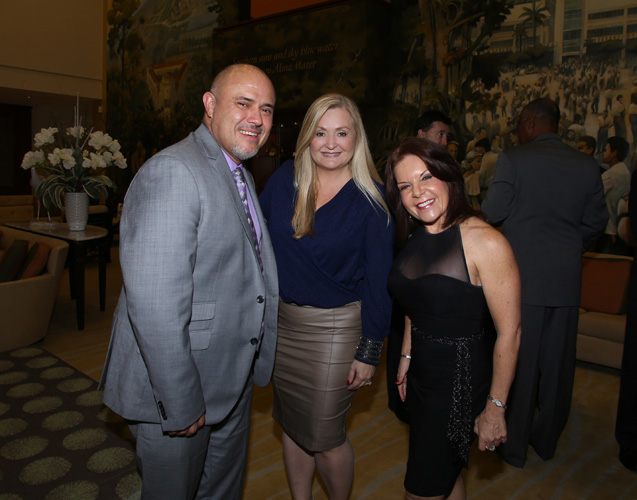 Eduardo Rivadeneira, Cynthia Hudson and Cecilia Alegria