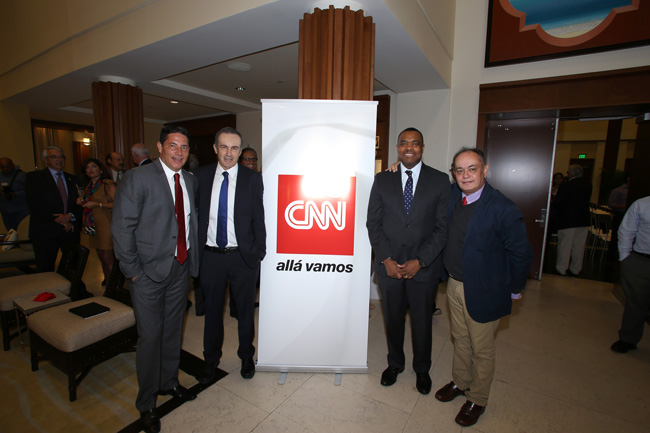 Fernando del Rincon, Andres Oppenheimer, John Yearwood and Rui Ferreira