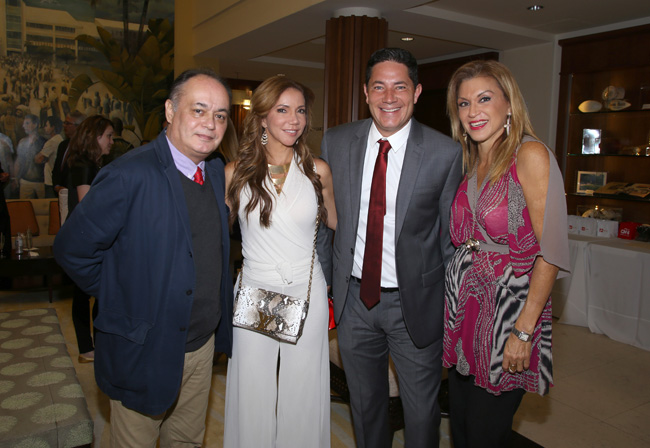 Rui Ferreira, Isabel Bucaram, Fernando del Rincon and Gilda Torres