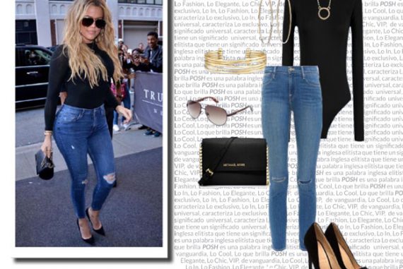look de khloe Kardashian