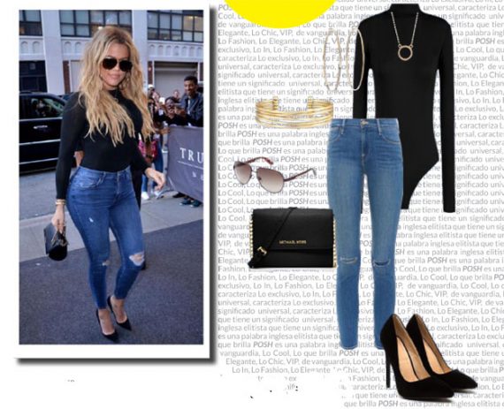 look de khloe Kardashian