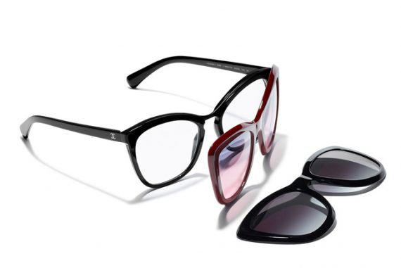 Chanel Lentes de sol clip